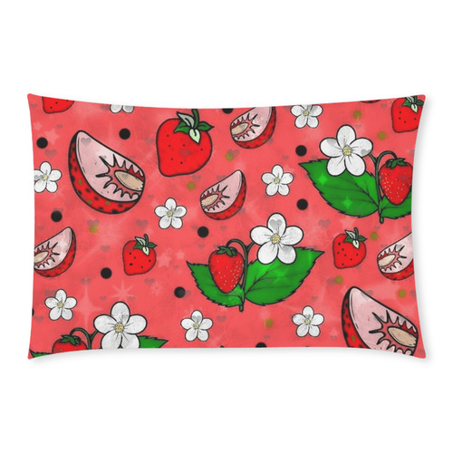 Strawberry Popart by Nico Bielow 3-Piece Bedding Set