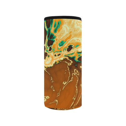 stormy marbled 4 by JamColors Neoprene Water Bottle Pouch/Medium