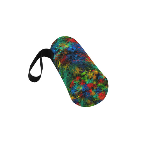 squiggly abstract A by JamColors Neoprene Water Bottle Pouch/Small