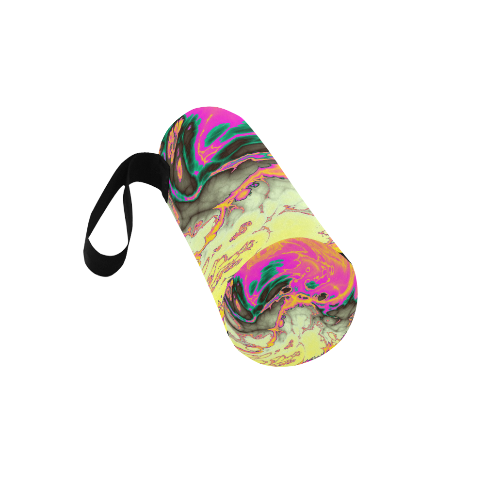 stormy marbled 3 by JamColors Neoprene Water Bottle Pouch/Large