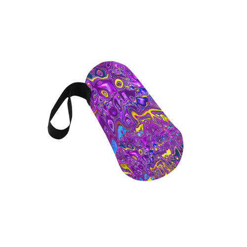 melted fractal 1A by JamColors Neoprene Water Bottle Pouch/Small