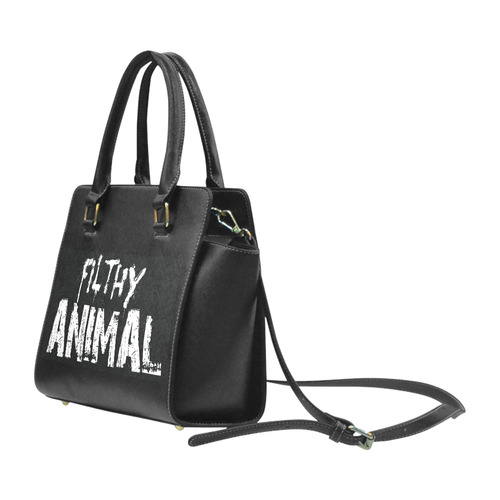 Filthy Animal Purse Rivet Shoulder Handbag (Model 1645)
