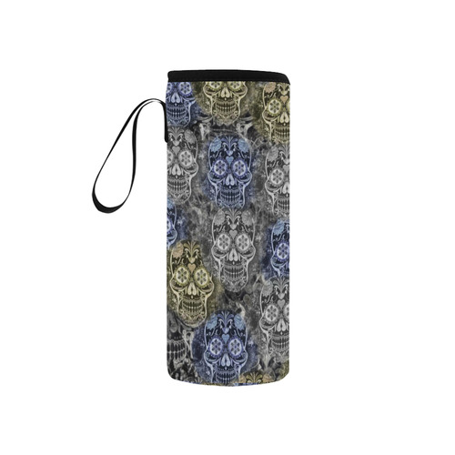 Skulls 1117C by JamColors Neoprene Water Bottle Pouch/Small
