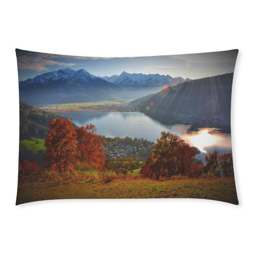 Autumn View Custom Rectangle Pillow Case 20x30 (One Side)