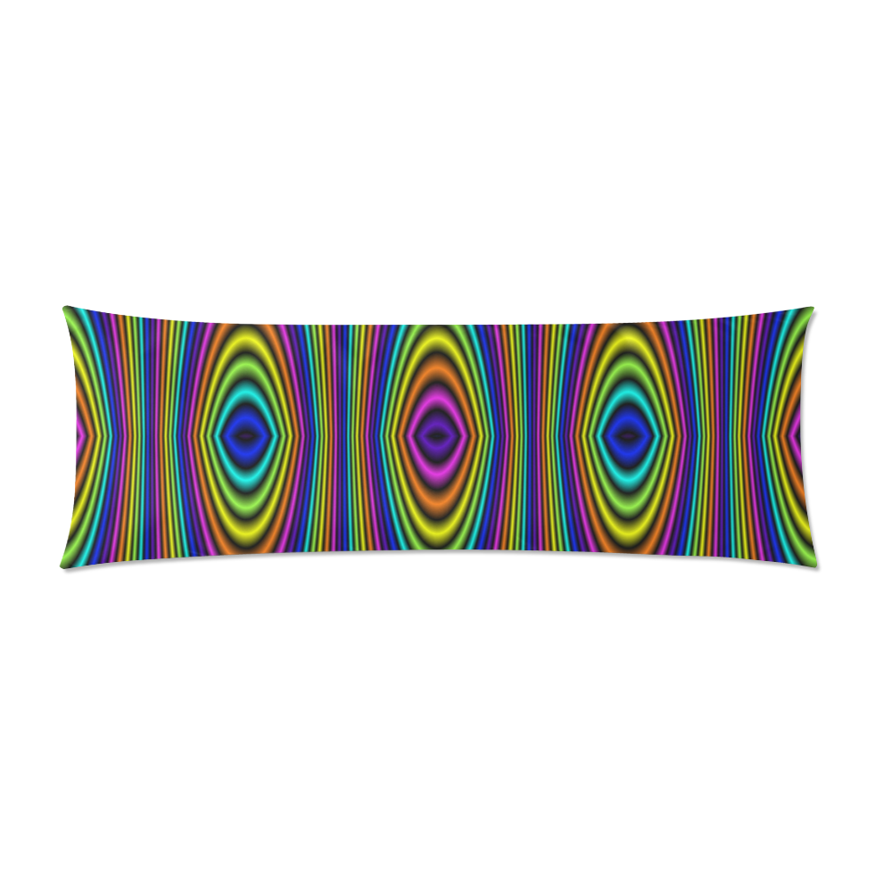 O rainbow Custom Zippered Pillow Case 21"x60"(Two Sides)