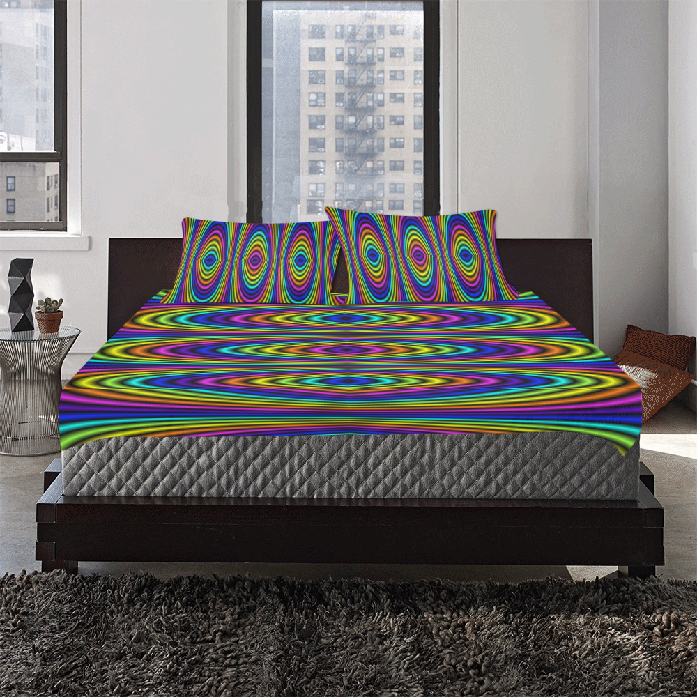 O rainbow 3-Piece Bedding Set