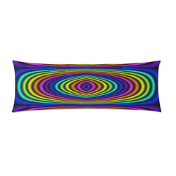 O rainbow Custom Zippered Pillow Case 21"x60"(Two Sides)