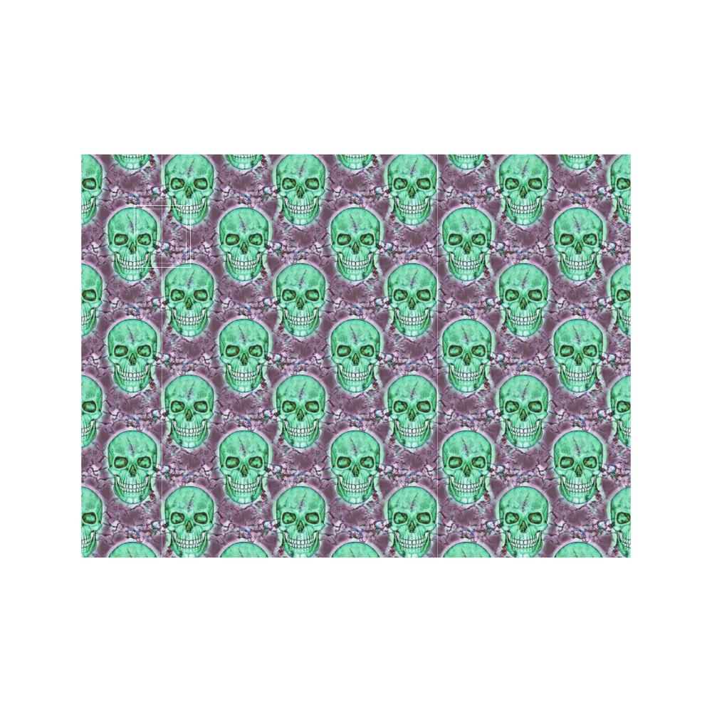 funny skull pattern C by JamColors Neoprene Water Bottle Pouch/Small