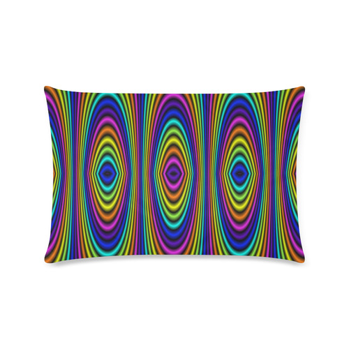 O rainbow Custom Zippered Pillow Case 16"x24"(Twin Sides)