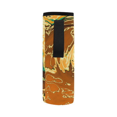stormy marbled 4 by JamColors Neoprene Water Bottle Pouch/Large