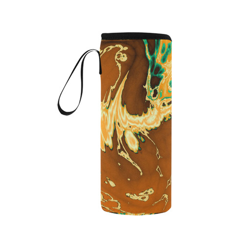 stormy marbled 4 by JamColors Neoprene Water Bottle Pouch/Medium
