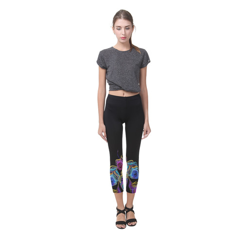 peacock1 Capri Legging (Model L02)