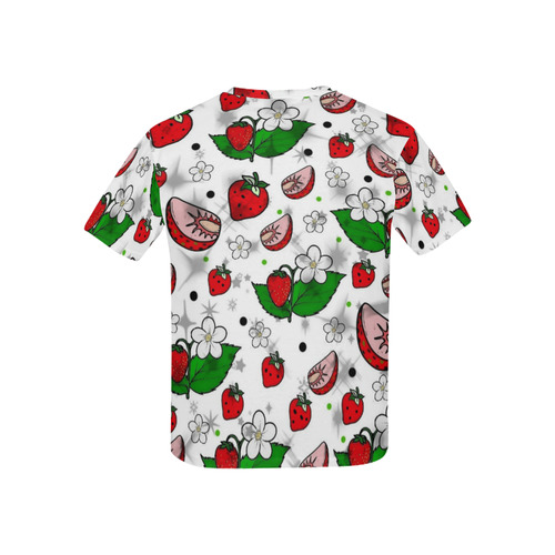 Strawberry Popart by Nico Bielow Kids' All Over Print T-shirt (USA Size) (Model T40)