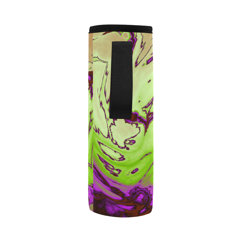 stormy marbled 1 by JamColors Neoprene Water Bottle Pouch/Large