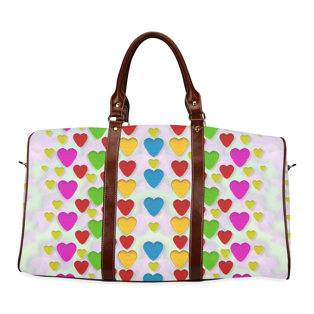 So sweet and hearty as love can be Waterproof Travel Bag/Large (Model 1639)