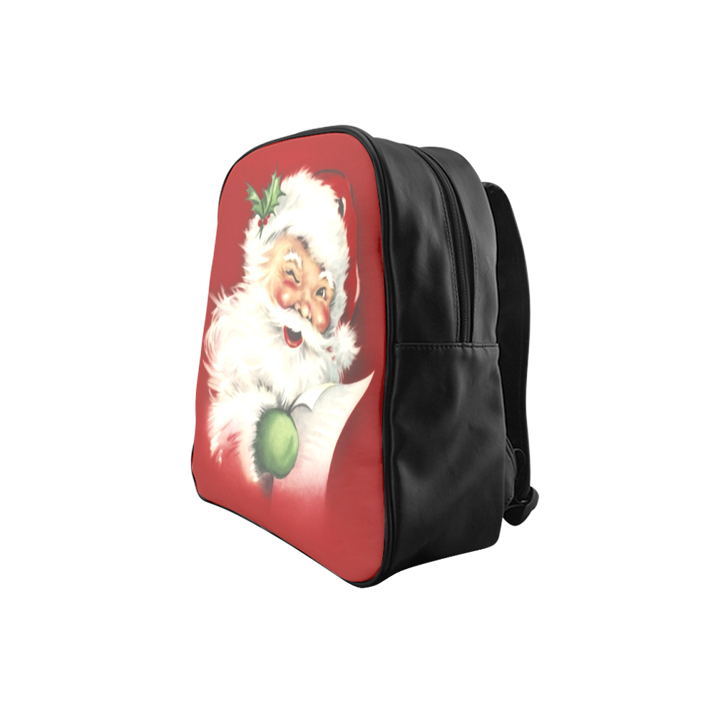 A beautiful vintage santa claus School Backpack (Model 1601)(Small)