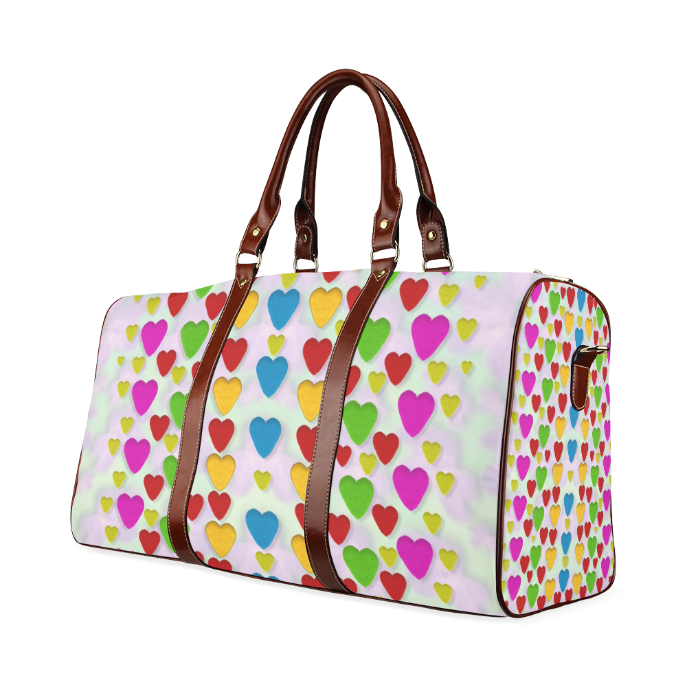 So sweet and hearty as love can be Waterproof Travel Bag/Large (Model 1639)