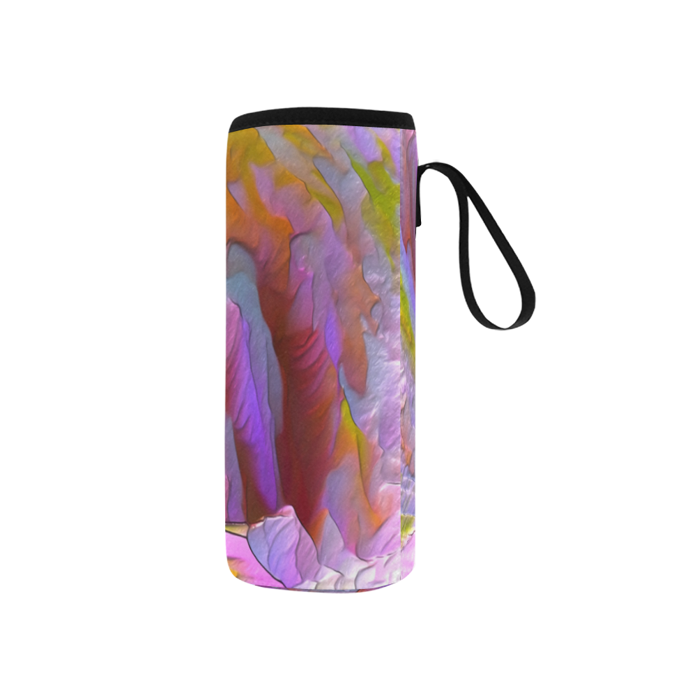 Colorfully Landscape Aerial View Neoprene Water Bottle Pouch/Small