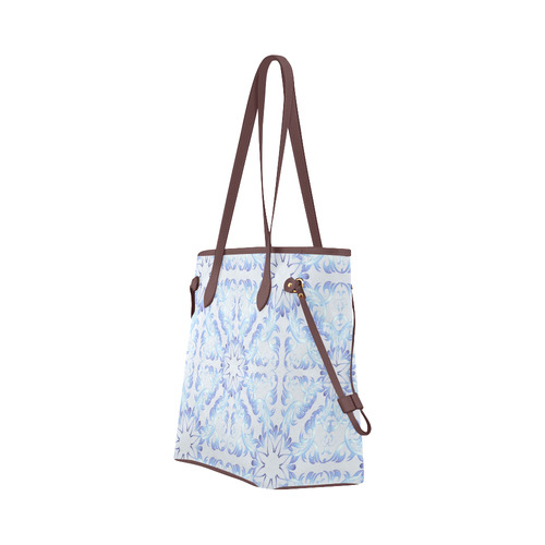 Baroque style pattern, Christmas motif. Clover Canvas Tote Bag (Model 1661)
