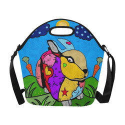 Rudi popart by Nico Bielow Neoprene Lunch Bag/Large (Model 1669)