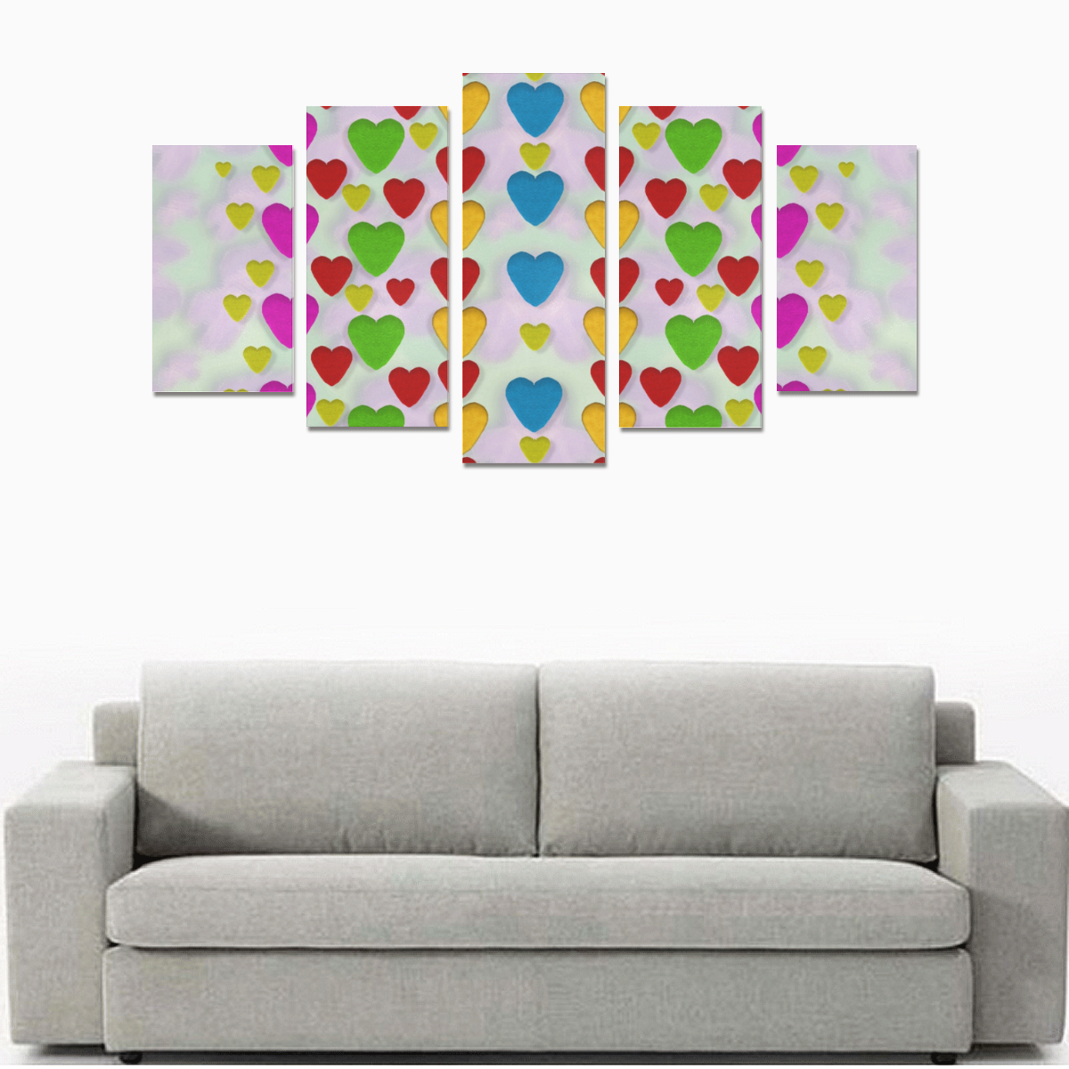 So sweet and hearty as love can be Canvas Print Sets A (No Frame)