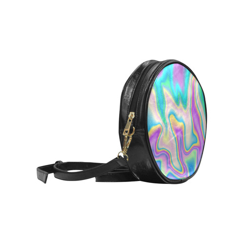 Holographic Design Round Sling Bag (Model 1647)