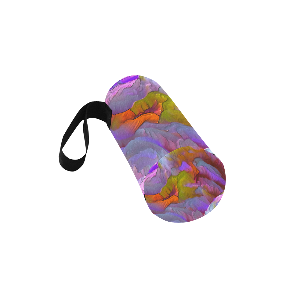 Colorfully Landscape Aerial View Neoprene Water Bottle Pouch/Small