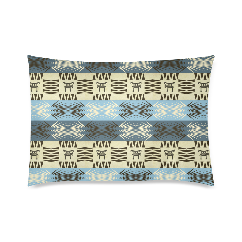 ethnic african pattern. adinkra simbols Custom Zippered Pillow Case 20"x30"(Twin Sides)