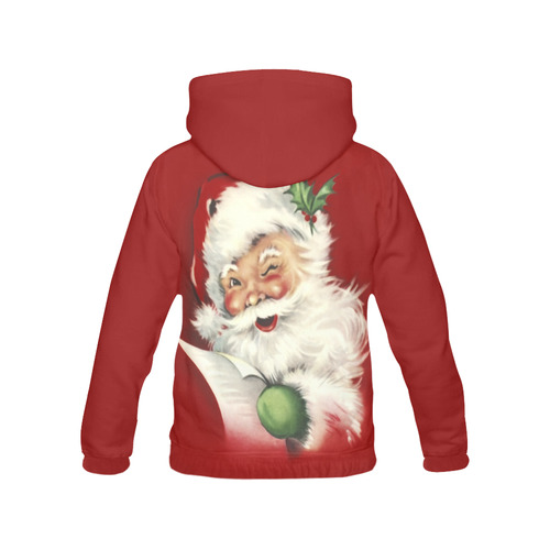 A beautiful vintage santa claus All Over Print Hoodie for Women (USA Size) (Model H13)