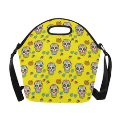 Muertos by Nico bielow Neoprene Lunch Bag/Large (Model 1669)