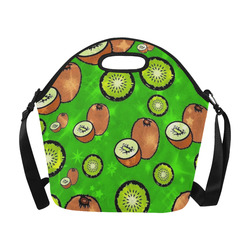 Kiwi popart by Nico Bielow Neoprene Lunch Bag/Large (Model 1669)