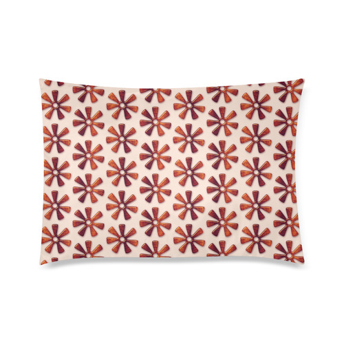 ethnic african pattern. adinkra simbols Custom Zippered Pillow Case 20"x30"(Twin Sides)