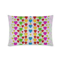 So sweet and hearty as love can be Custom Zippered Pillow Case 16"x24"(Twin Sides)