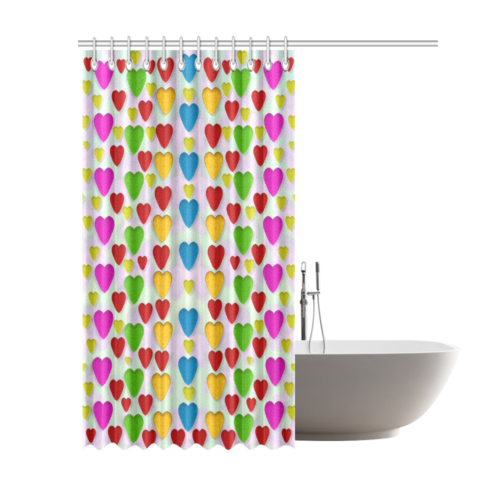 So sweet and hearty as love can be Shower Curtain 69"x84"