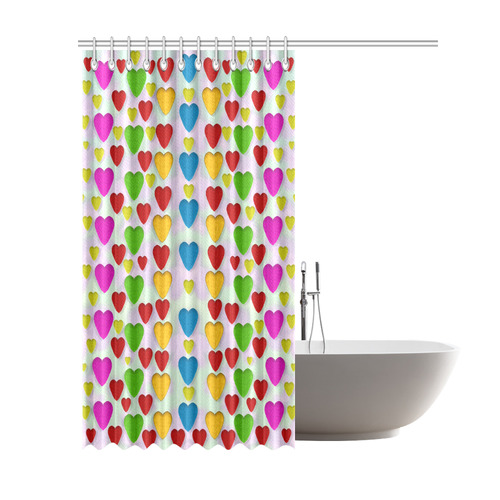 So sweet and hearty as love can be Shower Curtain 69"x84"