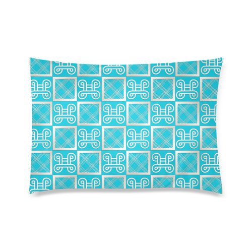 ethnic african pattern. adinkra simbols Custom Zippered Pillow Case 20"x30"(Twin Sides)