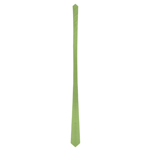 Designer Color Solid Greenery Classic Necktie (Two Sides)