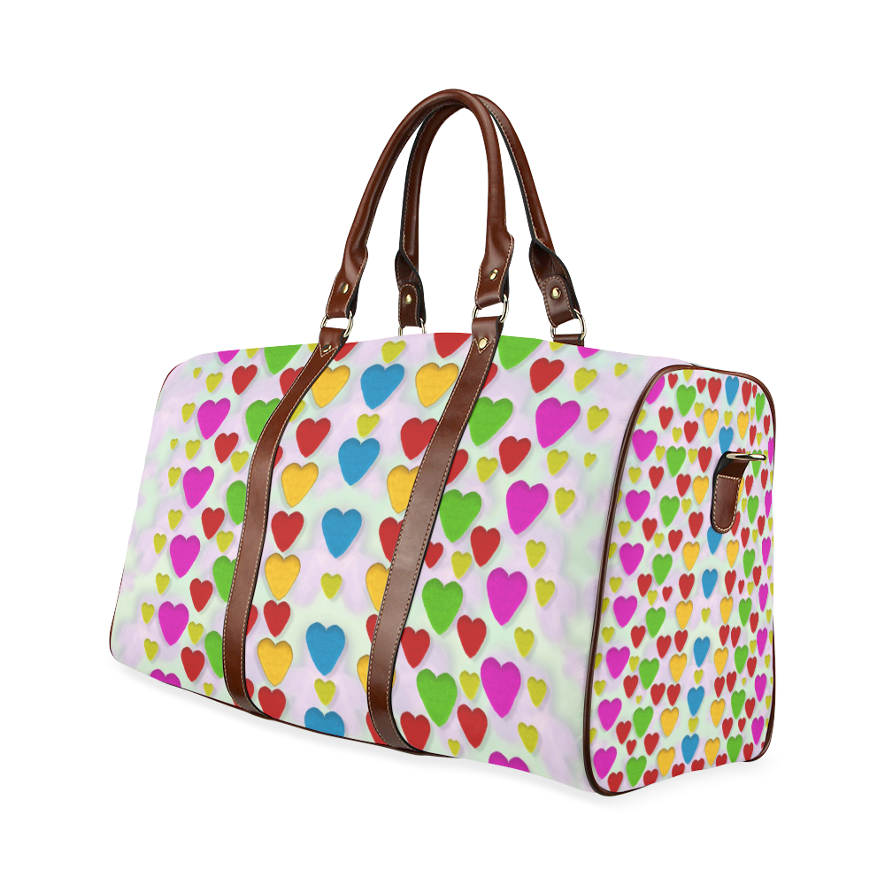So sweet and hearty as love can be Waterproof Travel Bag/Large (Model 1639)