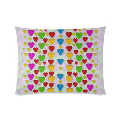 So sweet and hearty as love can be Custom Zippered Pillow Case 20"x26"(Twin Sides)