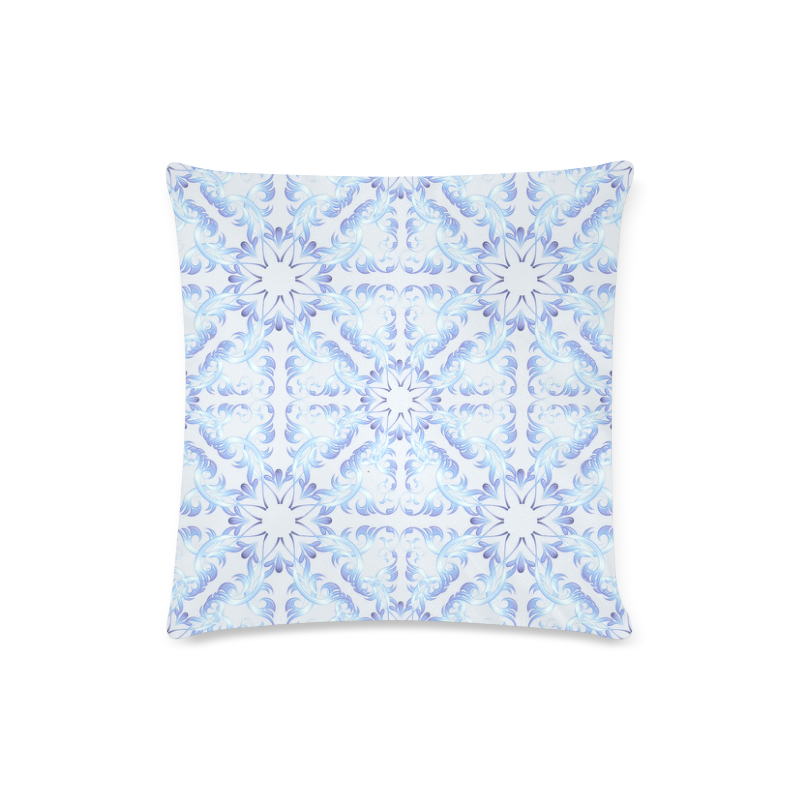 Baroque style pattern, Christmas motif. Custom Zippered Pillow Case 16"x16"(Twin Sides)