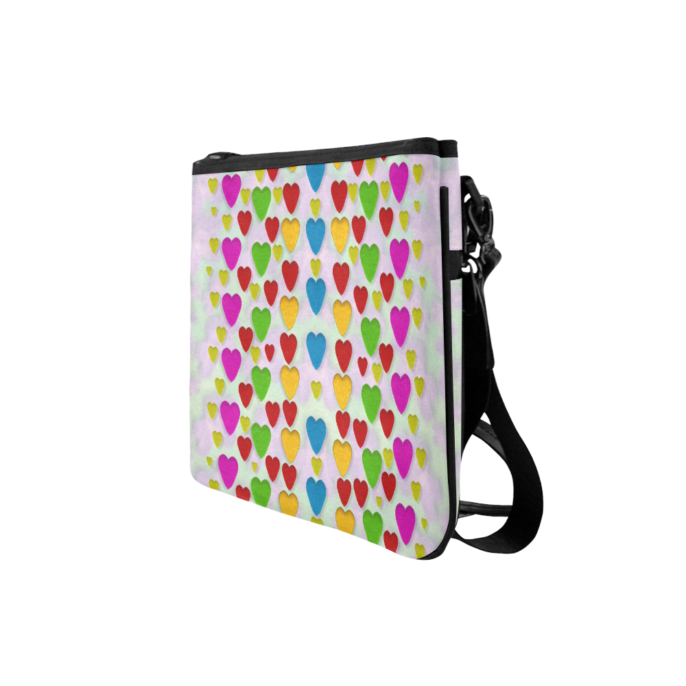 So sweet and hearty as love can be Slim Clutch Bag (Model 1668)