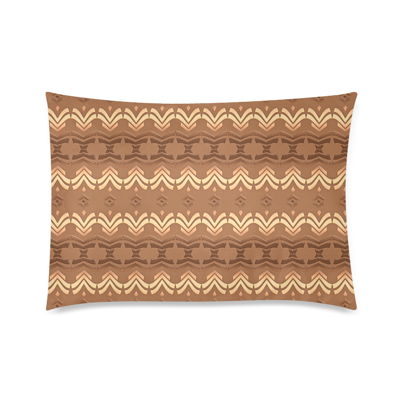 ethnic african pattern. Custom Zippered Pillow Case 20"x30"(Twin Sides)