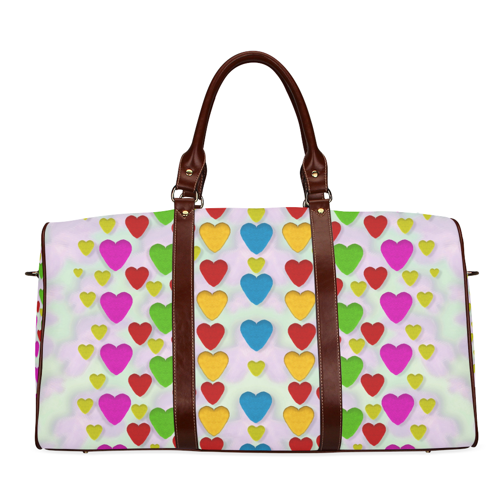 So sweet and hearty as love can be Waterproof Travel Bag/Large (Model 1639)