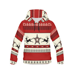 All Over Print Monogram Pullover in Red – Onassis Krown