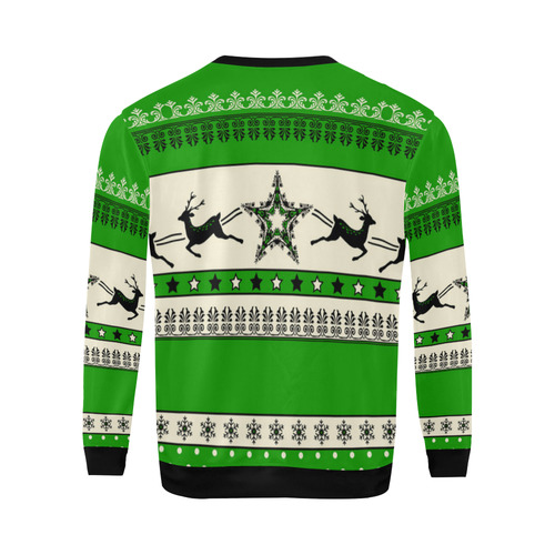 Christmas Ornaments Pattern II All Over Print Crewneck Sweatshirt for Men/Large (Model H18)