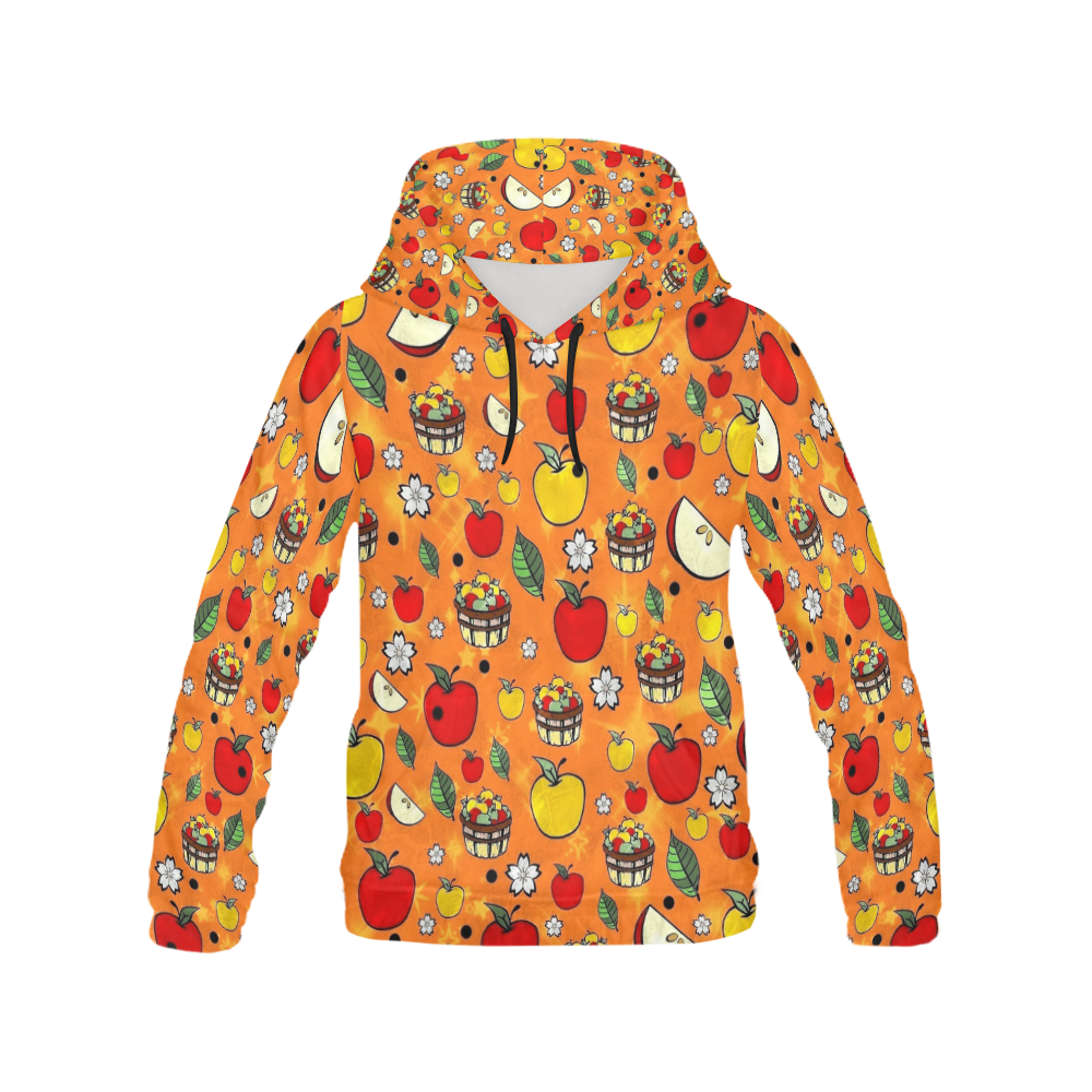 Apple Popart by Nico Bielow All Over Print Hoodie for Women (USA Size) (Model H13)