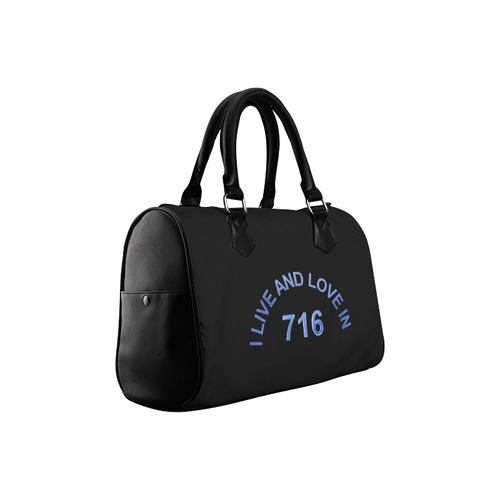 I LIVE AND LOVE IN 716 Boston Handbag (Model 1621)