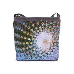 Succulent Geometric Low Poly Triangles Crossbody Bags (Model 1613)