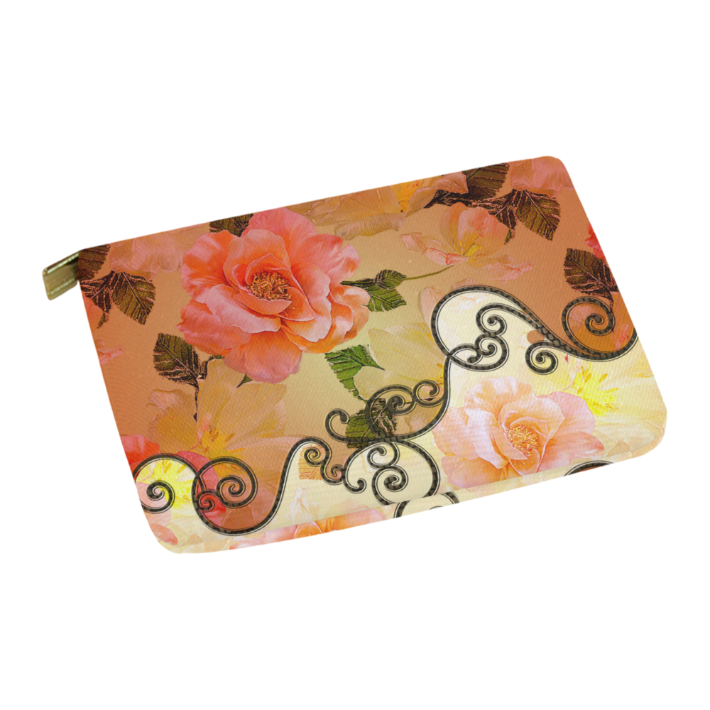 Beautiful flowers Carry-All Pouch 12.5''x8.5''