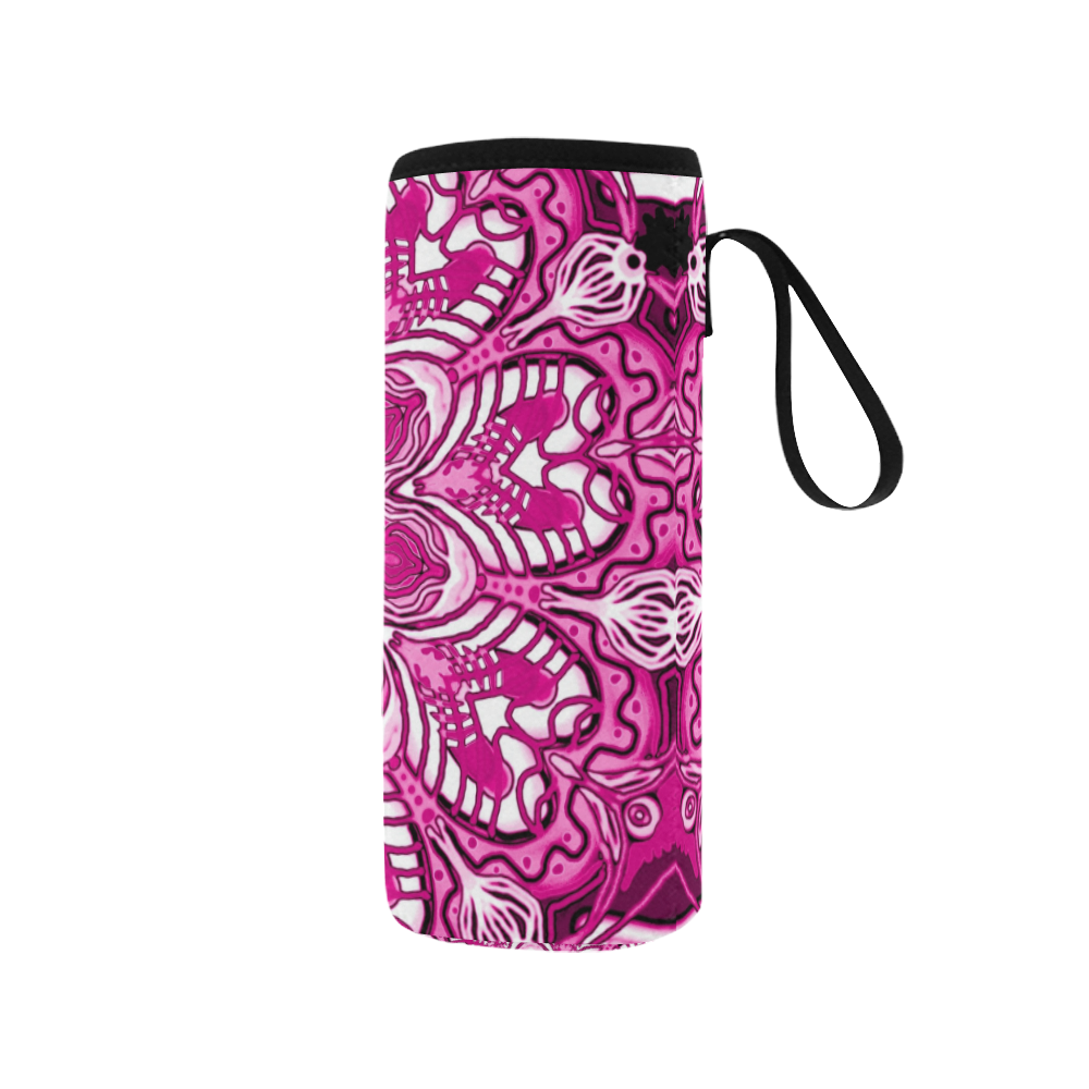 summer mandala 13 Neoprene Water Bottle Pouch/Medium